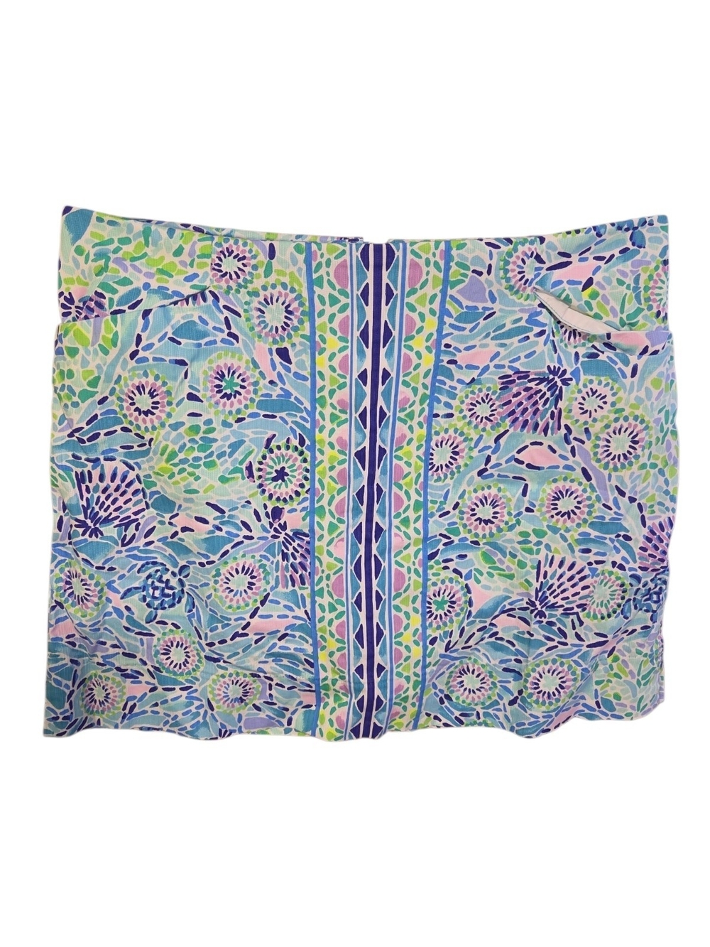Lilly Pulitzer skort women Marigold Blue Ibiza Open Water 8 - Picture 1 of 5